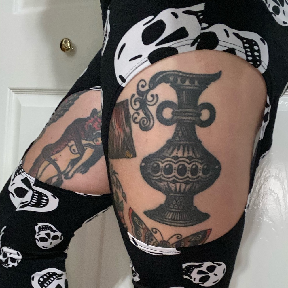 Ktoo Skull leggings
